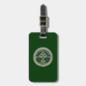 4e Infanteriedivisie Gepensioneerd Bagagelabel (Voorkant verticaal)