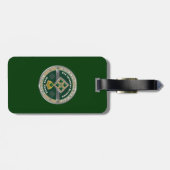 4e Infanteriedivisie Gepensioneerd Bagagelabel (Achterkant horizontaal)