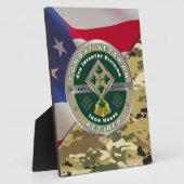 4e Infanteriedivisie Gepensioneerde Veteraan Fotoplaat (Zijkant)