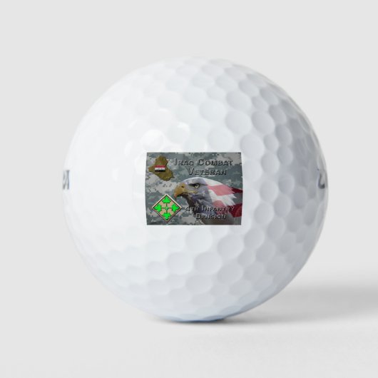 4e Infanteriedivisie  Golfballen (Voorkant)