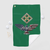 4e Infanteriedivisie Golfhanddoek (Insitu)