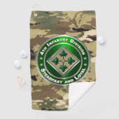 4e Infanteriedivisie Golfhanddoek (Insitu)