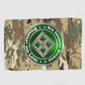 4e Infanteriedivisie Golfhanddoek (Horizontaal)