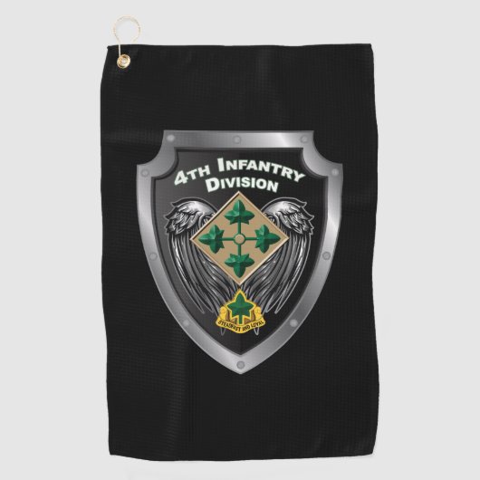 4e Infanteriedivisie Golfhanddoek (Voorkant)