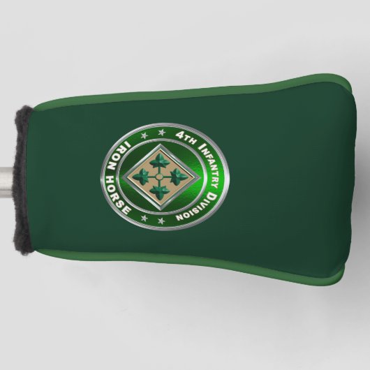 4e infanteriedivisie ijzerpaarden golfheadcover (Voorkant)