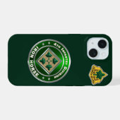 4e Infanteriedivisie iPhone 15 Case (Achterkant horizontaal)