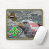 4e Infanteriedivisie Irak Combat Veteraan Muismat (Met muis)