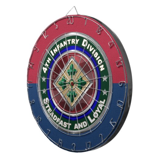 4e infanteriedivisie Keepslag Dartbord (Voorkant Rechts)