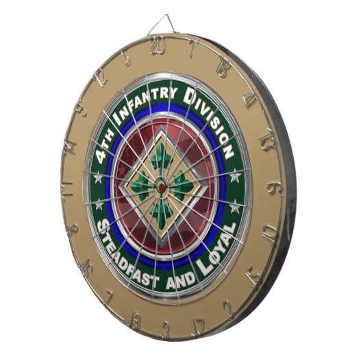 4e infanteriedivisie Keepslag Dartbord (Voorkant Rechts)