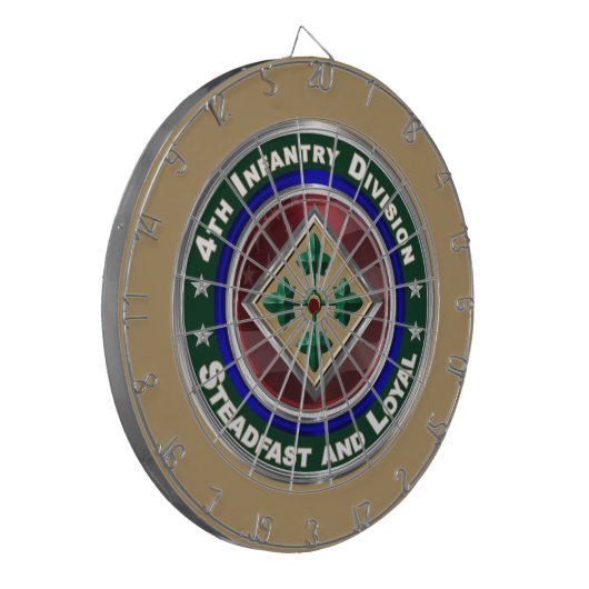 4e infanteriedivisie Keepslag Dartbord (Voorkant Links)