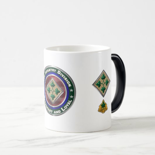 4e infanteriedivisie Keepslag Magische Mok (Voorkant rechts)