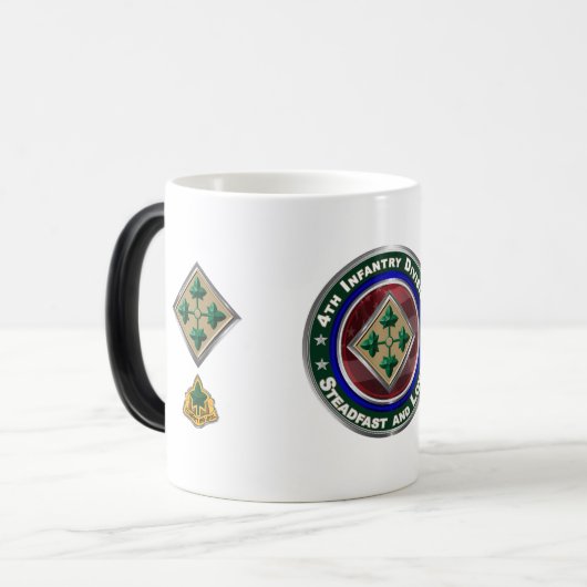 4e infanteriedivisie Keepslag Magische Mok (Voorkant links)