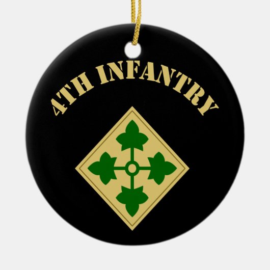 4e infanteriedivisie keramisch ornament (Voorkant)