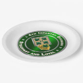 4e infanteriedivisie papieren bordje (Gekanteld)