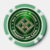 4e infanteriedivisie poker chips (Achterkant)