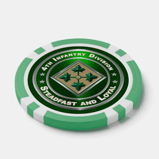 4e infanteriedivisie poker chips (Enkel)