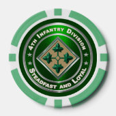 4e infanteriedivisie poker chips (Voorkant)