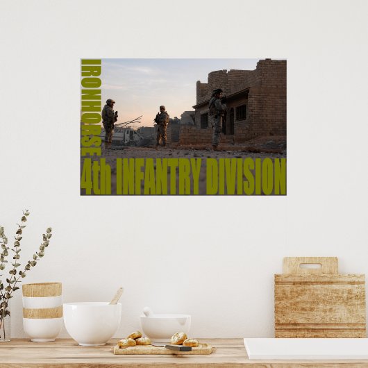 4e infanteriedivisie poster (Keuken)