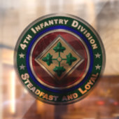 4e infanteriedivisie raamsticker (Vel 2)