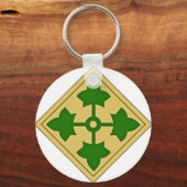 4e infanteriedivisie sleutelhanger (Voorkant)