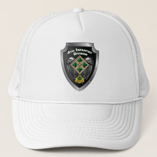 4e Infanteriedivisie “Standvastig en Trouw” Cadeau Trucker Pet (Voorkant)