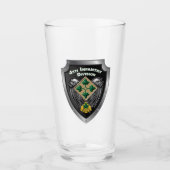 4e Infanteriedivisie "Steadfast and Loyal" Schild Glas (Voorkant)