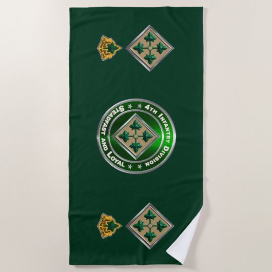 4e infanteriedivisie strandlaken (Voorkant)