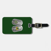 4e Infanteriedivisie Veteraan Bagagelabel (Voorkant horizontaal)