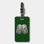 4e Infanteriedivisie Veteraan Bagagelabel (Voorkant verticaal)