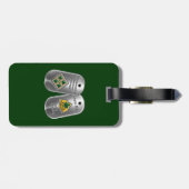 4e Infanteriedivisie Veteraan Bagagelabel (Achterkant horizontaal)