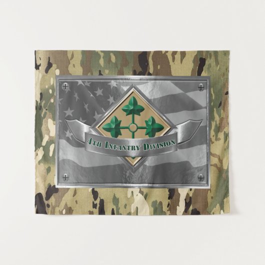 4e infanteriedivisie wandkleed (Voorkant (horizontaal))