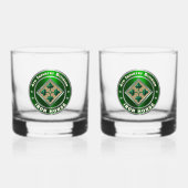4e infanteriedivisie whisky glas (Voorkant)