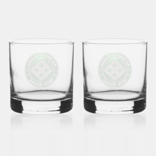 4e infanteriedivisie whisky glas (Achterkant)