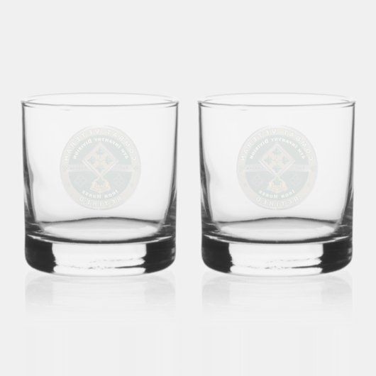 4e infanteriedivisie whisky glas (Achterkant)