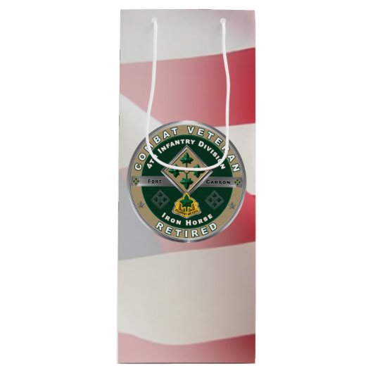 4e Infanteriedivisie Wijn Cadeautas (Voorkant)