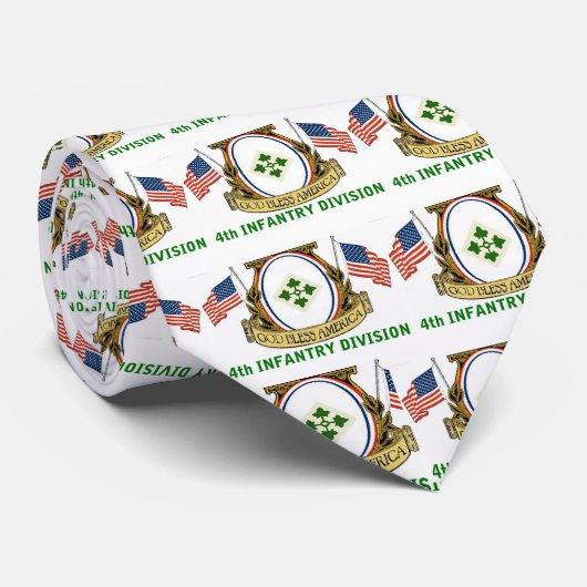 4e INFANTRY-AFDELING Stropdas (Opgerold)