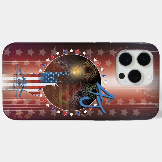 4e J Case-Mate iPhone Case (Achterkant (horizontaal))