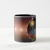 4e J Tweekleurige Koffiemok (Center)