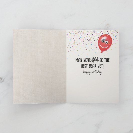 4e jaarballon met tablet kaart (Binnen)