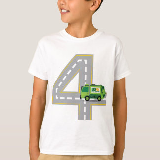 4e jaarlijkse vuilniswagen t-shirt