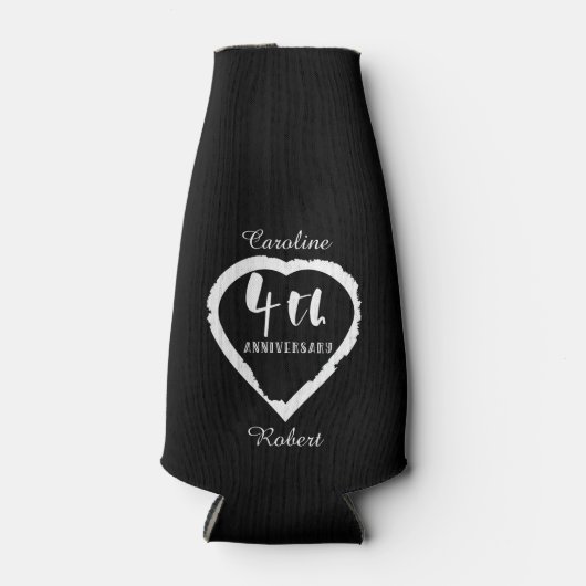 4e Jubileum Linen Slik Flesjeskoeler (Voorkant)