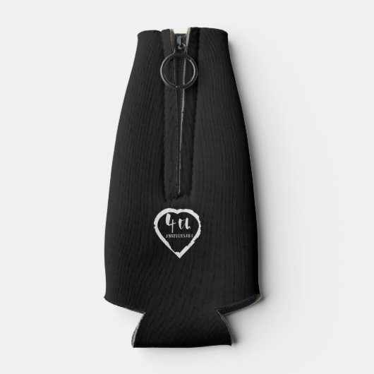 4e Jubileum Linen Slik Flesjeskoeler (Achterkant)