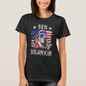 4e juli Amerikaanse Mannen Patriottische Vierde T-shirt (Voorkant)