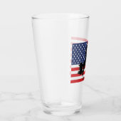 4e juli Amerikaanse patriottische unicorn Verenigd Glas (Rechts)