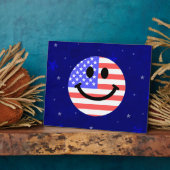 4e juli Amerikaanse vlag Fotoplaat (Zijkant)