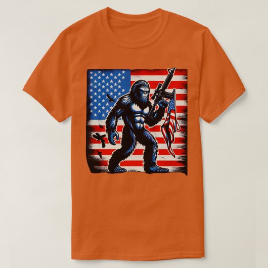 4e juli Amerikaanse vlag T-shirt (Design voorkant)