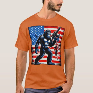 4e juli Amerikaanse vlag T-shirt