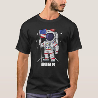 4e juli Astronaut USA American Flag Funny Patr T-shirt
