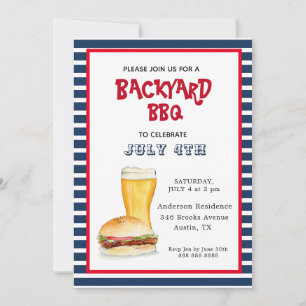 4e juli Backyard BBQ party Aankondiging