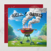 4e juli BBQ Kaart (Voorkant / Achterkant)